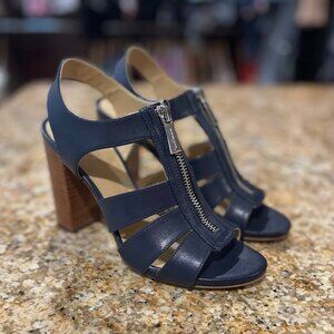 MICHAEL Michael Kors Block Heel, Navy Sandal